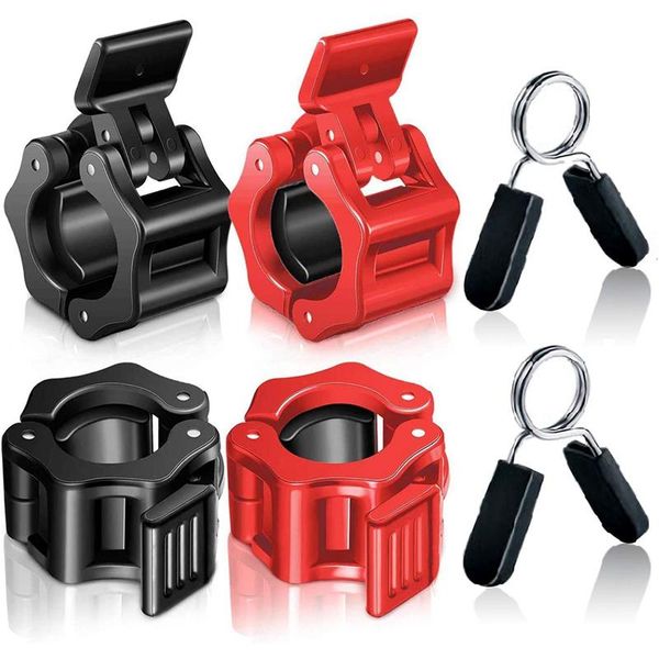 

accessories 25mm quick release barbell lock clamp spring clip for workout weightlifting fitness training bodybuilding