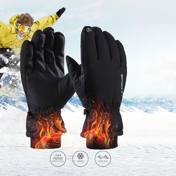 

ski gloves windproof warm waterproof anti-skid motorcycle cycling