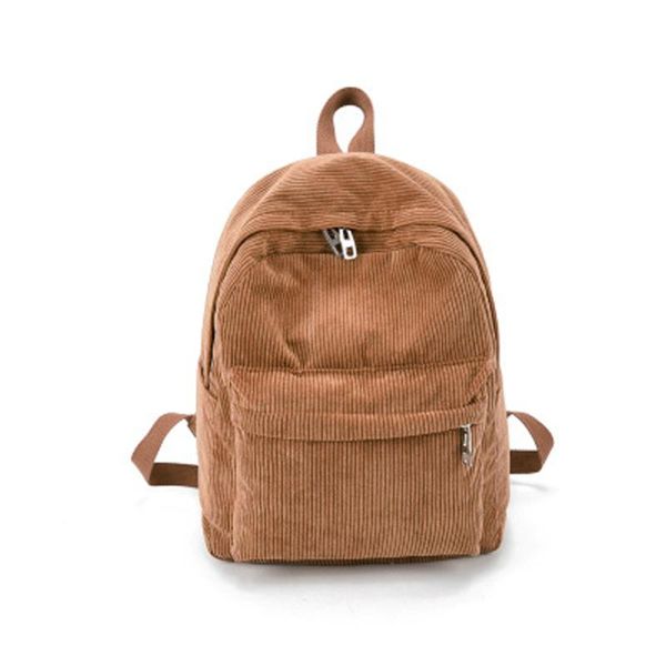 

backpack school casual corduroy rucksack vintage