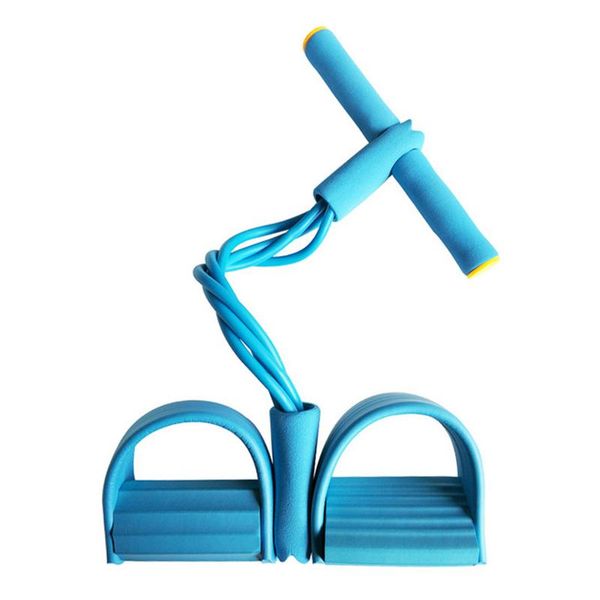 

resistance bands 4 tube exercise home fitness elastic band for training gum pedal puller equipment