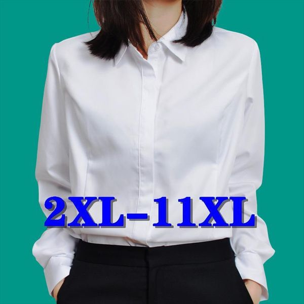 

plus size 4xl 5xl womens shirt 6xl oversized 11xl ladies fashion woman, White