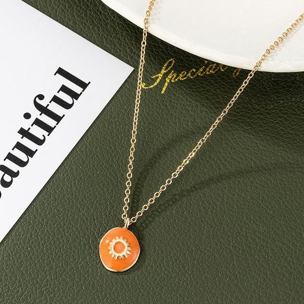 

pendant necklaces fashion for women korean style statement simple design necklace choker chain jewelry accessories, Silver