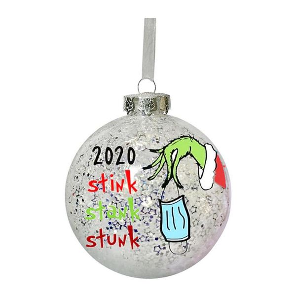 

party decoration 1pc christmas tree decorations balls ornament ball glitter hanging home pendant decor prop gifts supplies