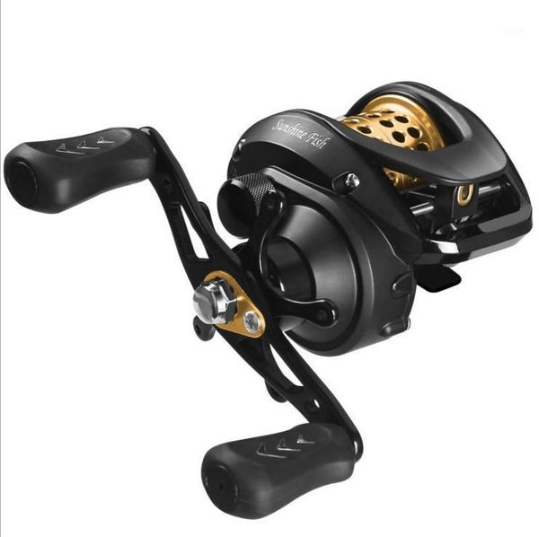 

9g spool 4 ball bearings light weight small lure fishing left or right handed reel bait casting for fish baitcasting reels