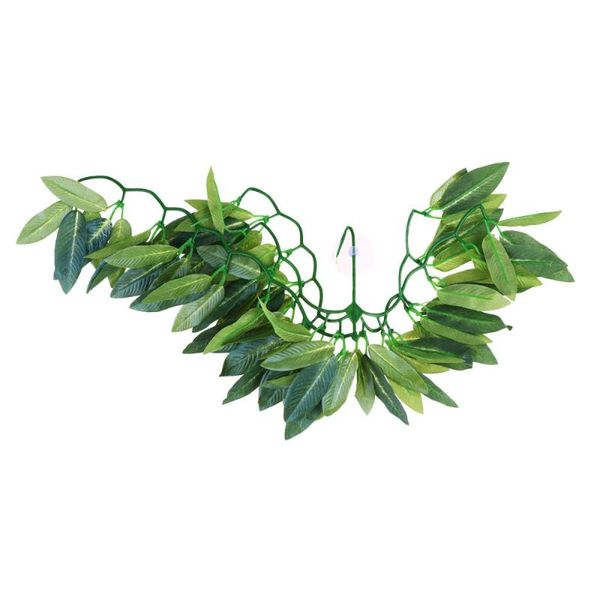 

1pc artificial water plant aquarium rattan ornament fish tank landscape(t-044, green) decorations