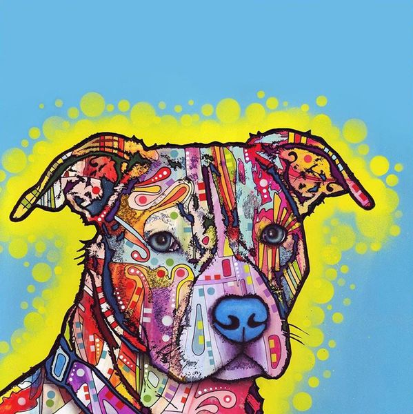 Animal Dog grande pittura a olio su tela Home Decor Handcrafts / HD Print Wall Art Picture Personalizzazione è accettabile 21081302