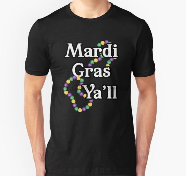 

men's t-shirts men tshirt mardi gras yall funny saying party t shirt women t-shirt tees top, White;black