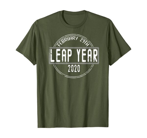 

leap year 2020 february 29th is day good gift for new year t-shirt, White;black