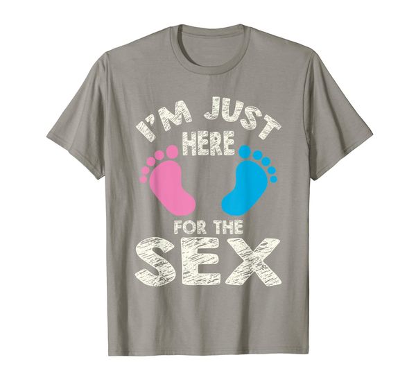 

i'm here for the t-shirt - boy or girl family gift tee, White;black