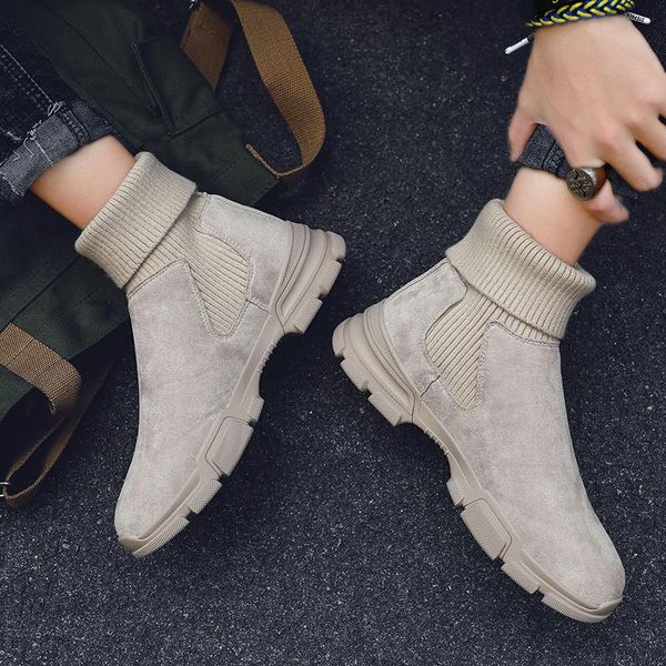 

boots mens man sale white sports de men for chunky casual spring casuales shoe 2021 zapatos leather para shoes sapato s, Black