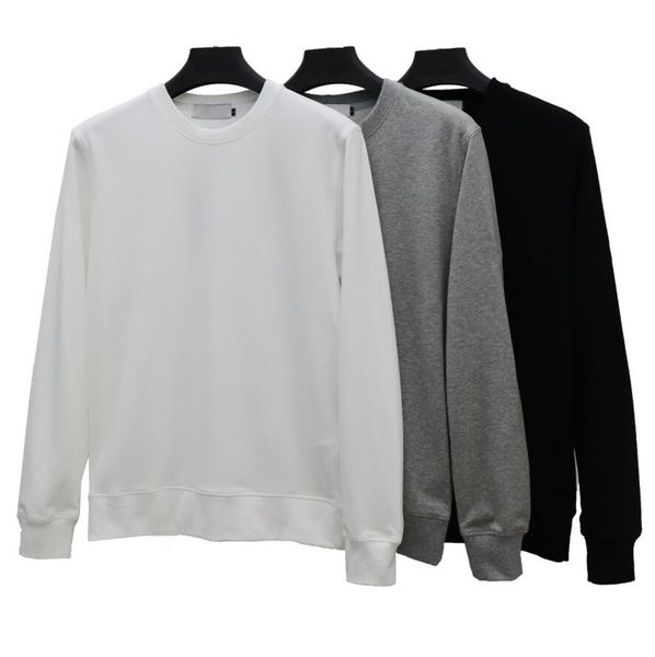 

fashion mens clothing men's hoodies sweatshirts jumpers letter embroidery long sleeve pullover man women casual cotton sportswear crewn, Black