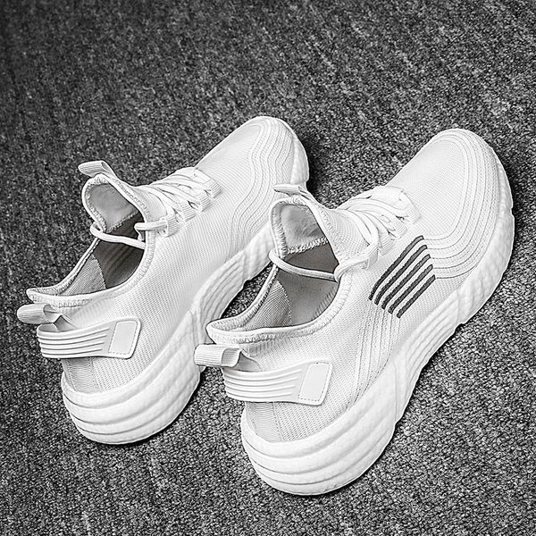 

comfortable men's trainers lace-up running shoes casual breathable and lightweight sports sneakers men women outdoor lawn