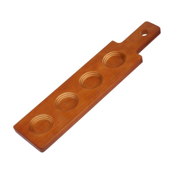 

cups & saucers 1pc creative beer cup holder bar el wooden 4 holes