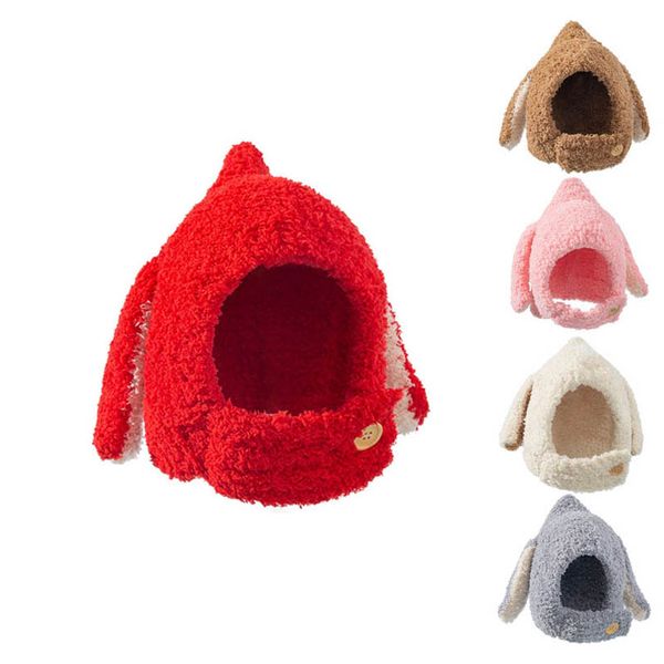 

baby hats newborn caps toddler earmuffs hat girls boys infant cap autumn winter warm eleece accessories 0-3t b8722, Yellow