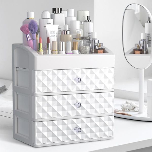 

storage boxes & bins cosmetics for organizers high-capacity nail polish makeup drawer tank container deskjewelry
