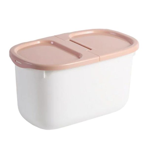 

storage bottles & jars 1pc practical rice bucket moisture-proof cereal tank food container