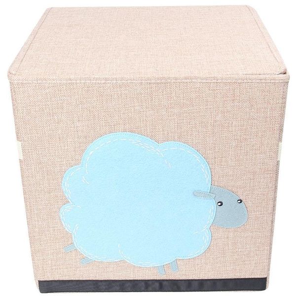 

children's toy storage box cotton linen cloth art finishing portable basket foldable container for home laundry & organization