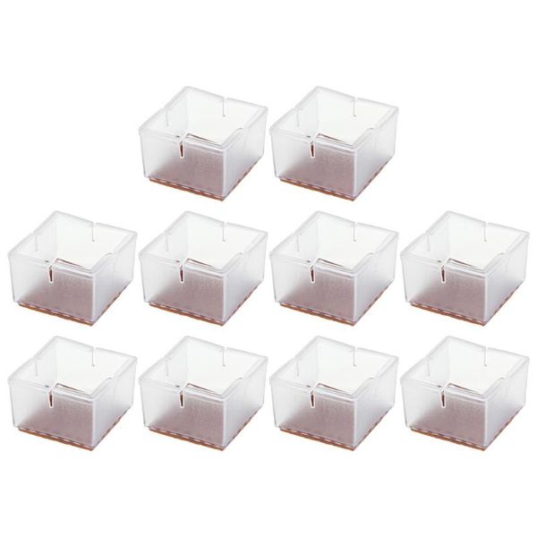 

carpets 10pcs square shape table feet mat chair caps non-skid protectors