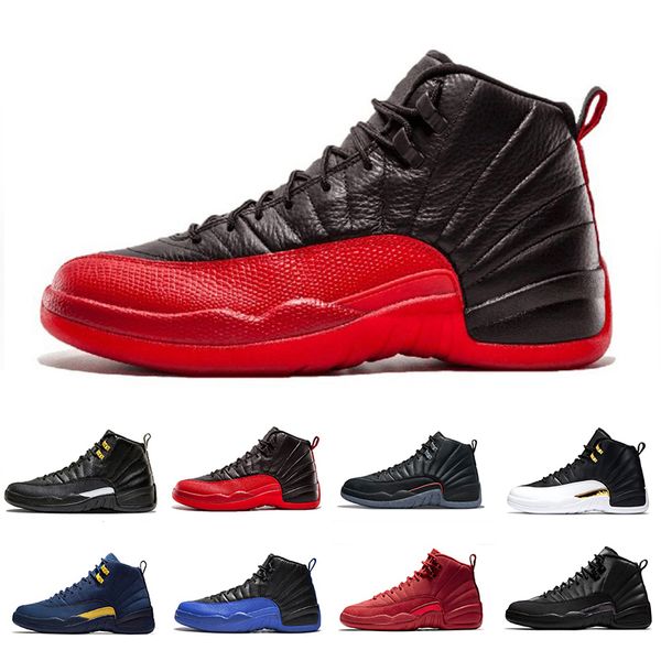 

jumpman 12 12s mens basketball shoes sneakers flu game twist bulls dark grey fiba creame michigan gym royal the master bulls men women train