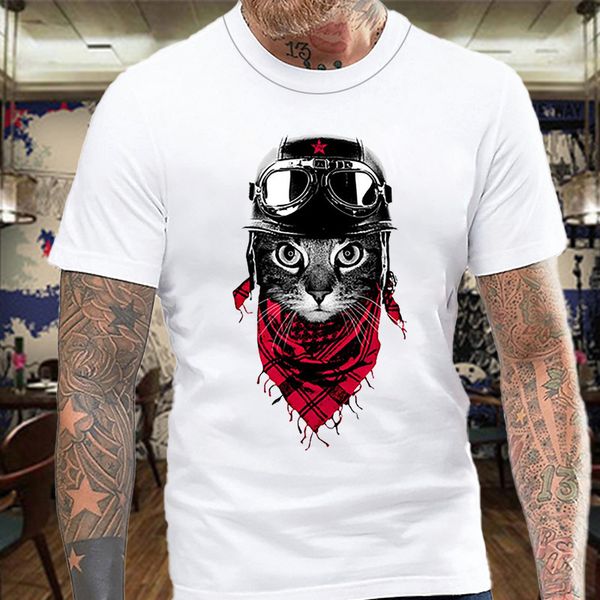

summer new t-shirt short sve fashion print pattern own production line, White;black