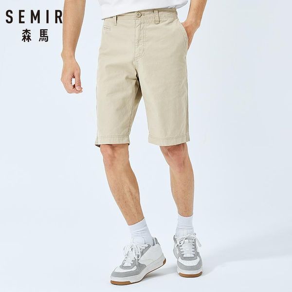 

men's shorts semir casual pants korean version solid color youth summer comfortable fifth, White;black