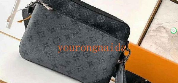 

louise's viuton's ggs louiss vuttons lvs ysls handbags men leather trio messenger bags luxury shoulder bag make up bag designer ha