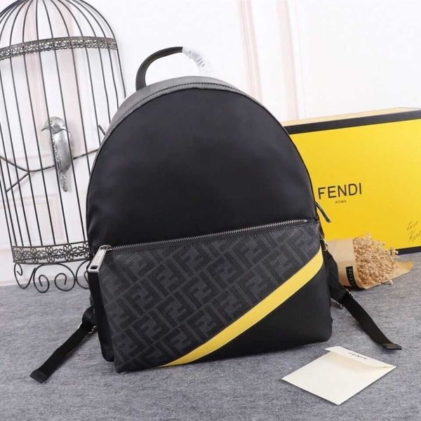 

sifenmondi backpack new monster eyes canvas with cowhide leisure schoolbag zly