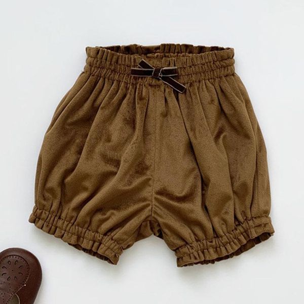 

shorts winter kids baby girls corduroy short pants children's clothing casual children, Black