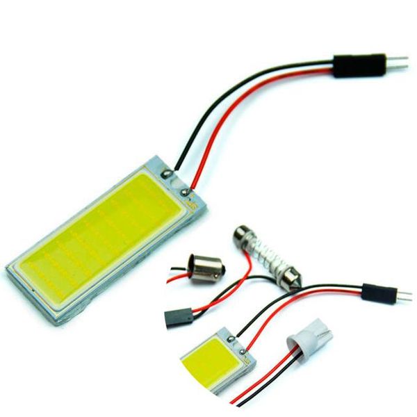 

working light white 36 cob smd led dome map bulb car interior panel work accessories automobiles parts 12v dc