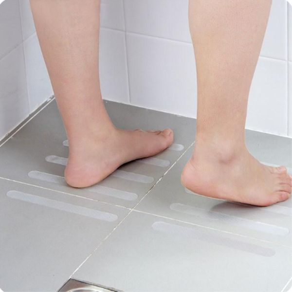 

bath mats 5pcs 2x20cm stairs anti-slip tape bathroom shower room bar bathtub transparent non-slip stickers