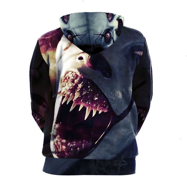 

hoodies & sweatshirts men's clown com back cos penniston same halloween costume horror headgear, Black