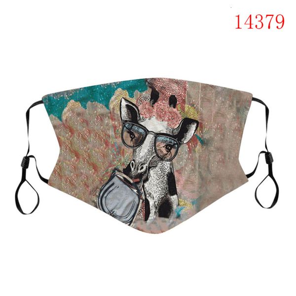

civil printing fashion mask cartoon dust-proof ear hanging multi-color