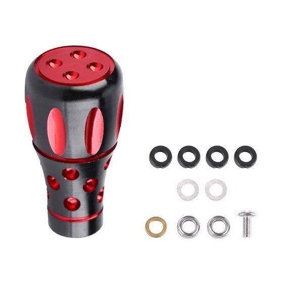

aluminum alloy replacement spinning wheel high hardness handle knob grip lightweight tackle rocker fishing reel refit accessory baitcasting