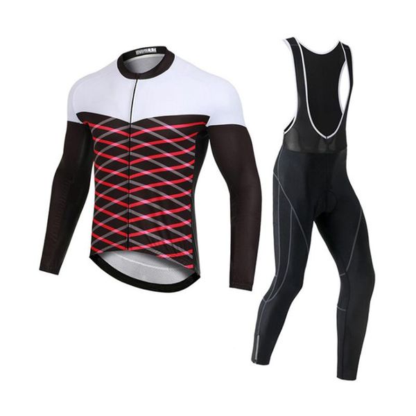 

fashion 2021 men clothes breathable, sweat-absorbent bicycle clothing bike pro team long sleeve cycling jersey set racing sets, Black;blue