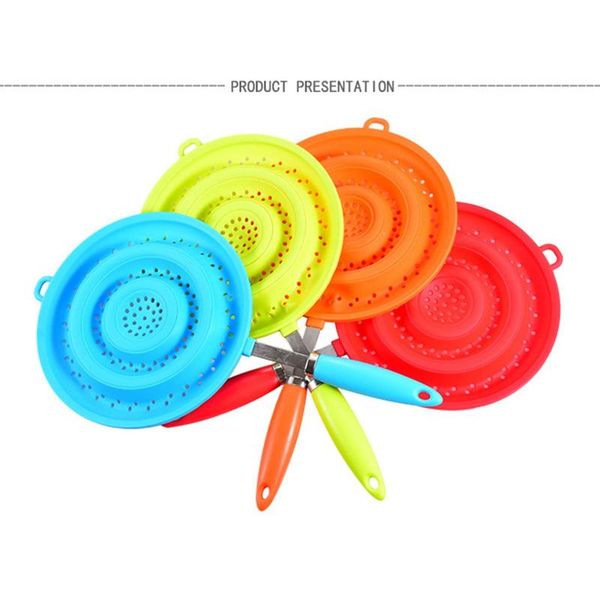 

storage baskets abzs silicone plastic colander drain basket fruit and vegetable foldable washing filter