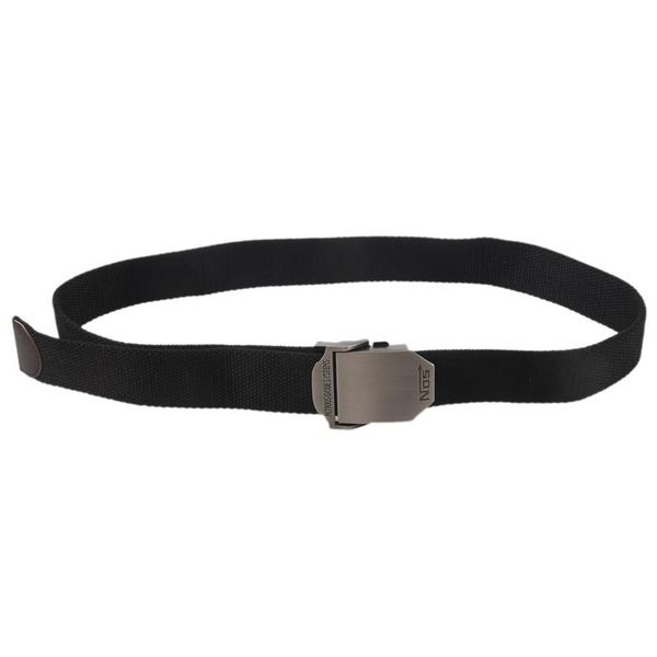 

belts men's extra long army zip canvas belt with slider buckle, Black;brown