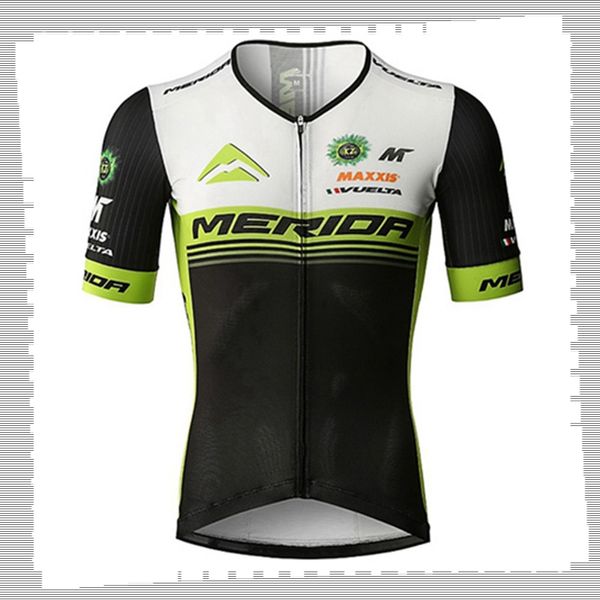 Radtrikot Pro Team MERIDA Herren Sommer schnell trocknend Sportuniform Mountainbike-Shirts Rennrad-Oberteile Rennbekleidung Outdoor-Sportbekleidung Y21041251