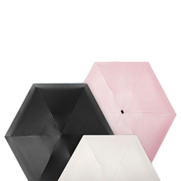 

umbrellas five fold umbrella flat black plastic sun protection anti-uv