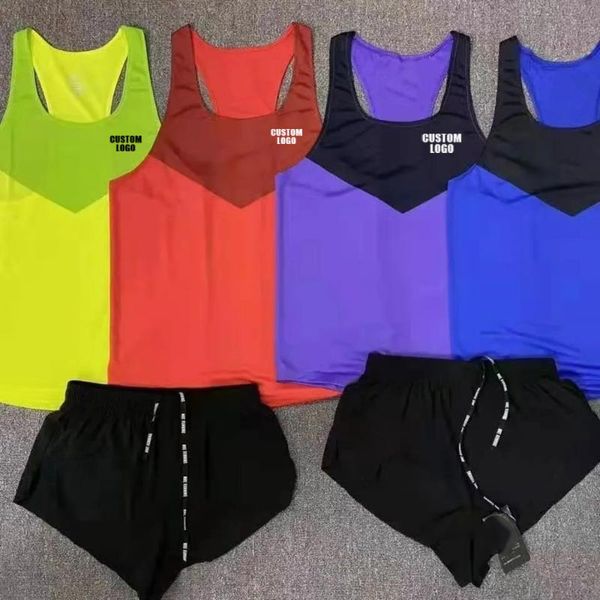 

men' tank men fashion running marathon singlets sleeveless vest, White;black