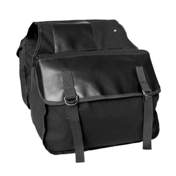 

bicycle trunk bags waterproof canvas cycling double side rear rack pouch wear-resistant tail seat pannier pack luggage carrier outdoor