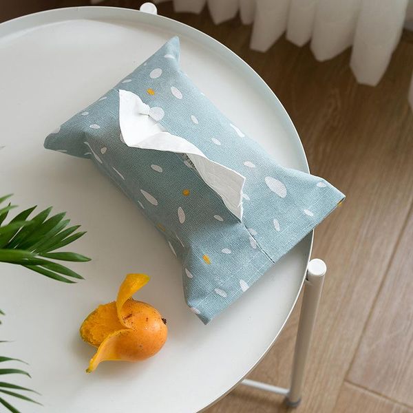 

tissue boxes & napkins box napkin paper container case cotton and linen home decoration 1pc towel car