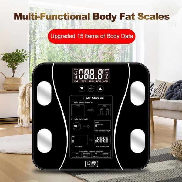 

body fat scales intelligent electronic weight scale high precision digital bmi health composition analyzer monitor11