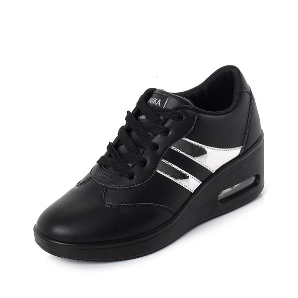 

dress shoes jumpmore women wedge casual heel 6cm increased black simple traveling size 35-40 9ldv