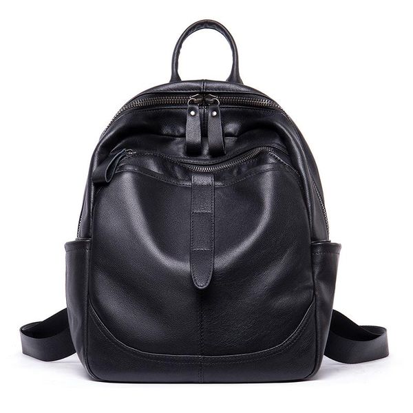 

backpack luufan 2021 leather men's bag leisure simple travel designer