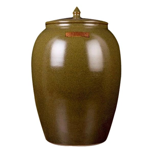 

vases jingdezhen ceramic cover rice jar leaf oil tank wine altar cylinder water 25kg 50kg 10kg