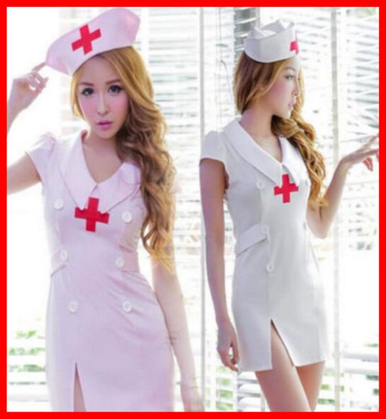 

cosplay costumes lingerie role nurse uniform bar nightclub fun suit, Black