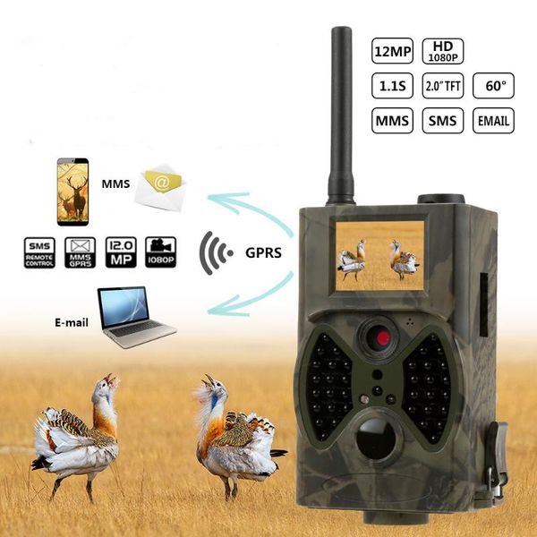 

hunting cameras fulled-tech 12mp 1080p hd game & trail camera no glow infrared scouting night digital rain-proof