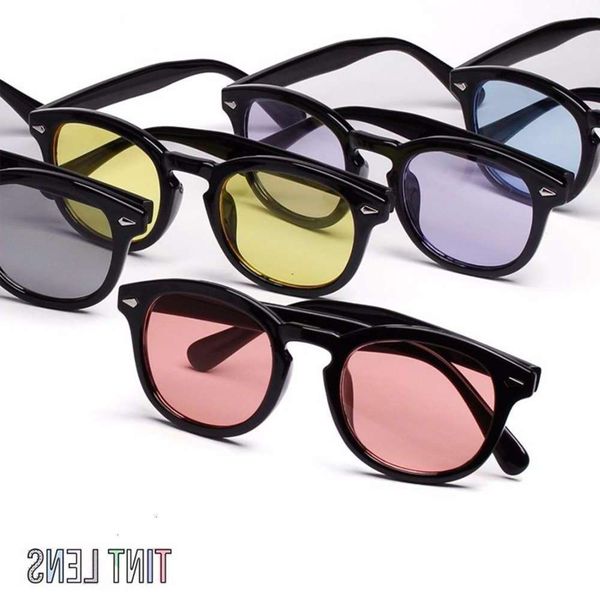 

sunglasses fashionable sun frames jackjad fashion johnny depp lemtosh style sunglasses vintage round tint ocean lens design sun glasses1, Black