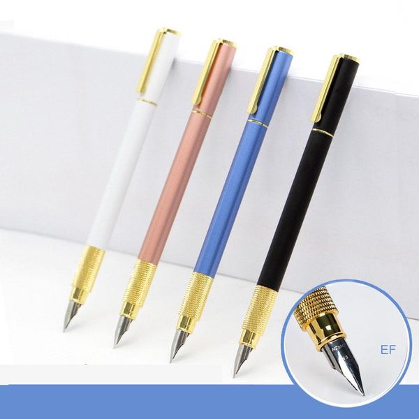 

fountain pens colors metal business office ef nib pen student school stationery supplies ink nibs for luxury quality