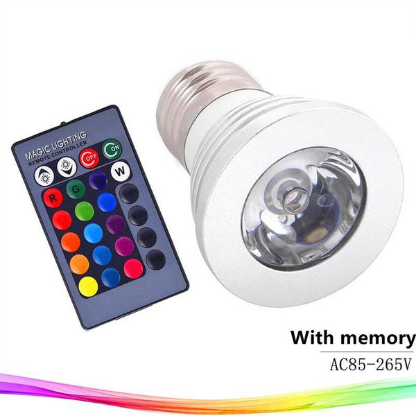 

bulbs rtgbrt 16 colors rgb spotlight led cup lamp 3w party bulb energy saving lighting ampoule home garland holiday light lampada